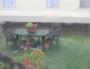 Heavy rain and pounding hail.