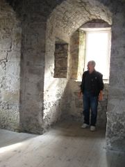 The outer walls were thickened thru the years.