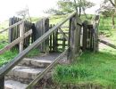 Gate going into the Cairnpapple site.