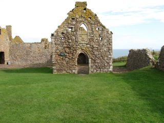 Remains of the chapel.