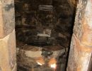 Opening to the bottle prison. People were lowered in by rope - no window, no air circulation, nothing but a 6-8' circle 20' deep in the rock.