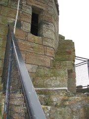 Crazy little steps up the outside of a viewing tower at the very top of the palace.