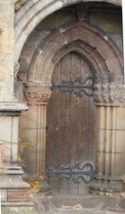 Side door into the Chapel. No pictures were allowed inside the building.