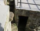Door leading to the bottle prison room - short in height barely wide enough to go thru..